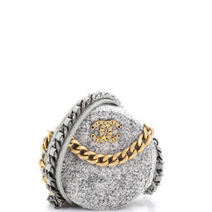Chanel 19 Round Clutch With Chain #250907C22B